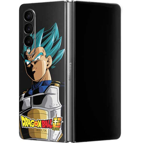 Dragon Ball Super Vegeta Galaxy Z Fold4 5G Skin